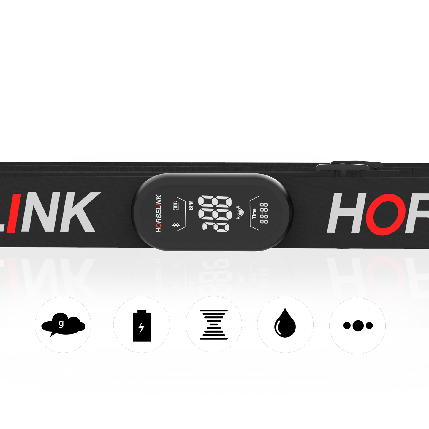 Horselink Equine Heart Rate Belt Training Kit (HRM+Belt+Handle)